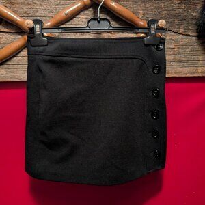 ILARY, Italy S, Black mini skirt-nylon/elastane-EUC